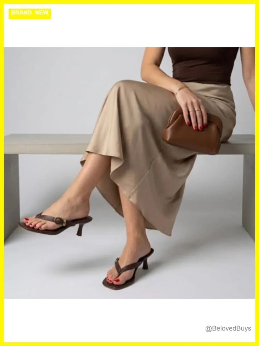 Cushionaire Marlin Low Kitten Heels, Women's Dressy Sandals with Adjustable